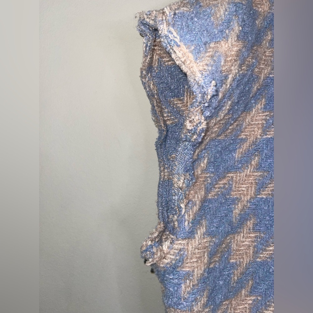 STORETS Lori Houndstooth Sz M In Skyblue - Picture 6 of 6
